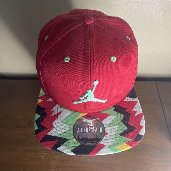 Air Jordan Hat Men Red Hare Space Jam Jumpman Snap Back Cap New - Picture 3 of 10